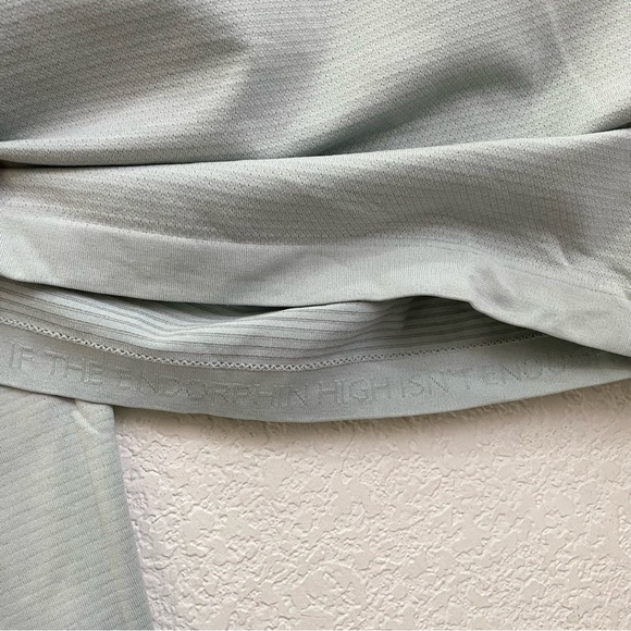 LULULEMON Metal Vent Tech Long Sleeve Henley Silverescent Blue Cast Size L - Picture 7 of 12